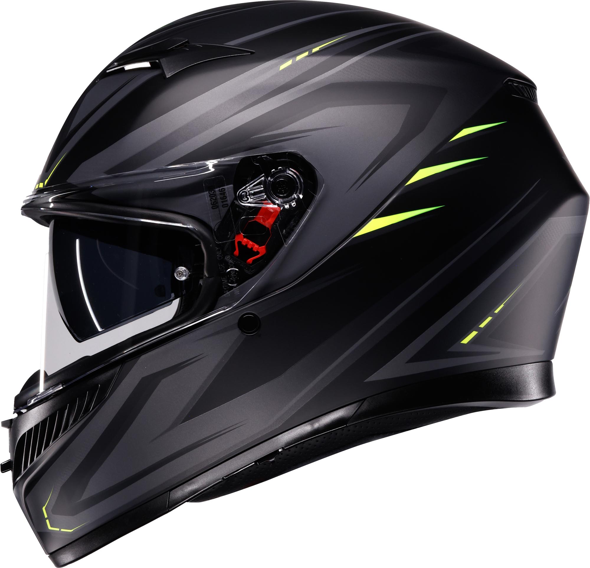 Шлем AGV K3 Syth Черный матовый/Желтый