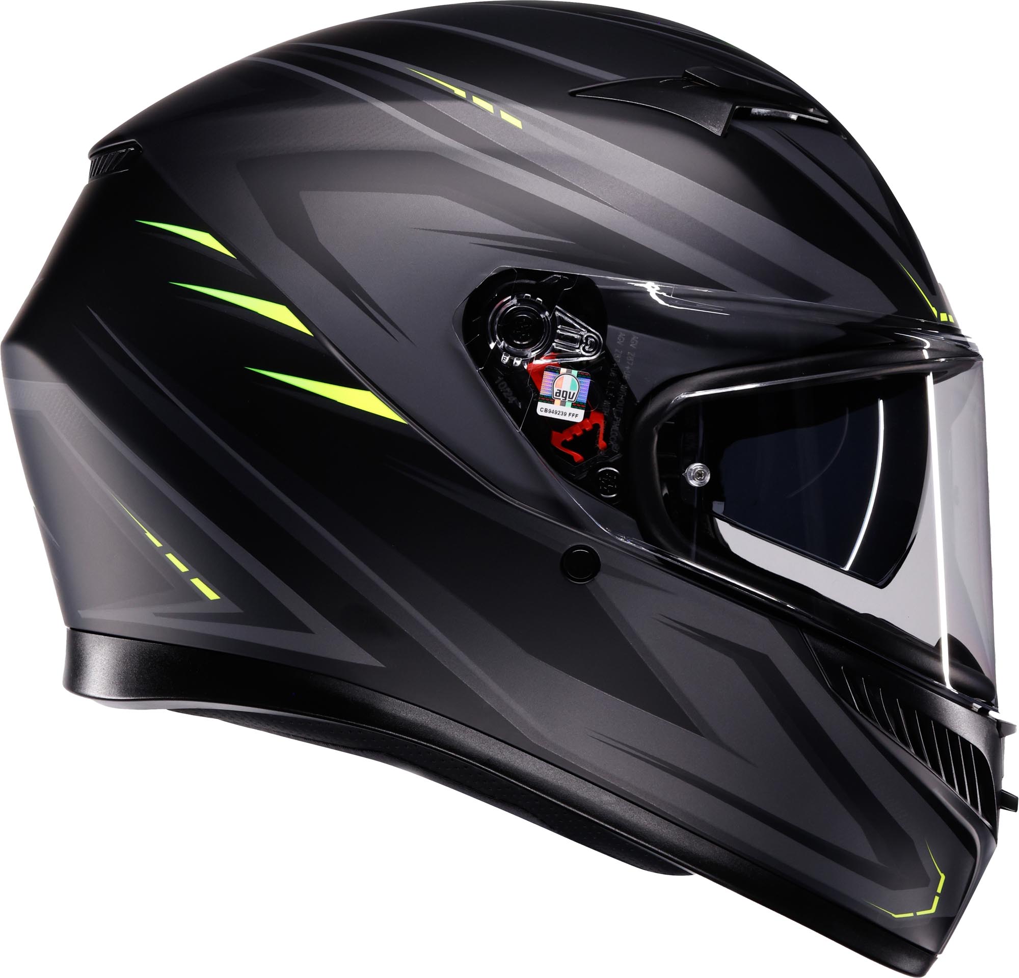 Шлем AGV K3 Syth Черный матовый/Желтый