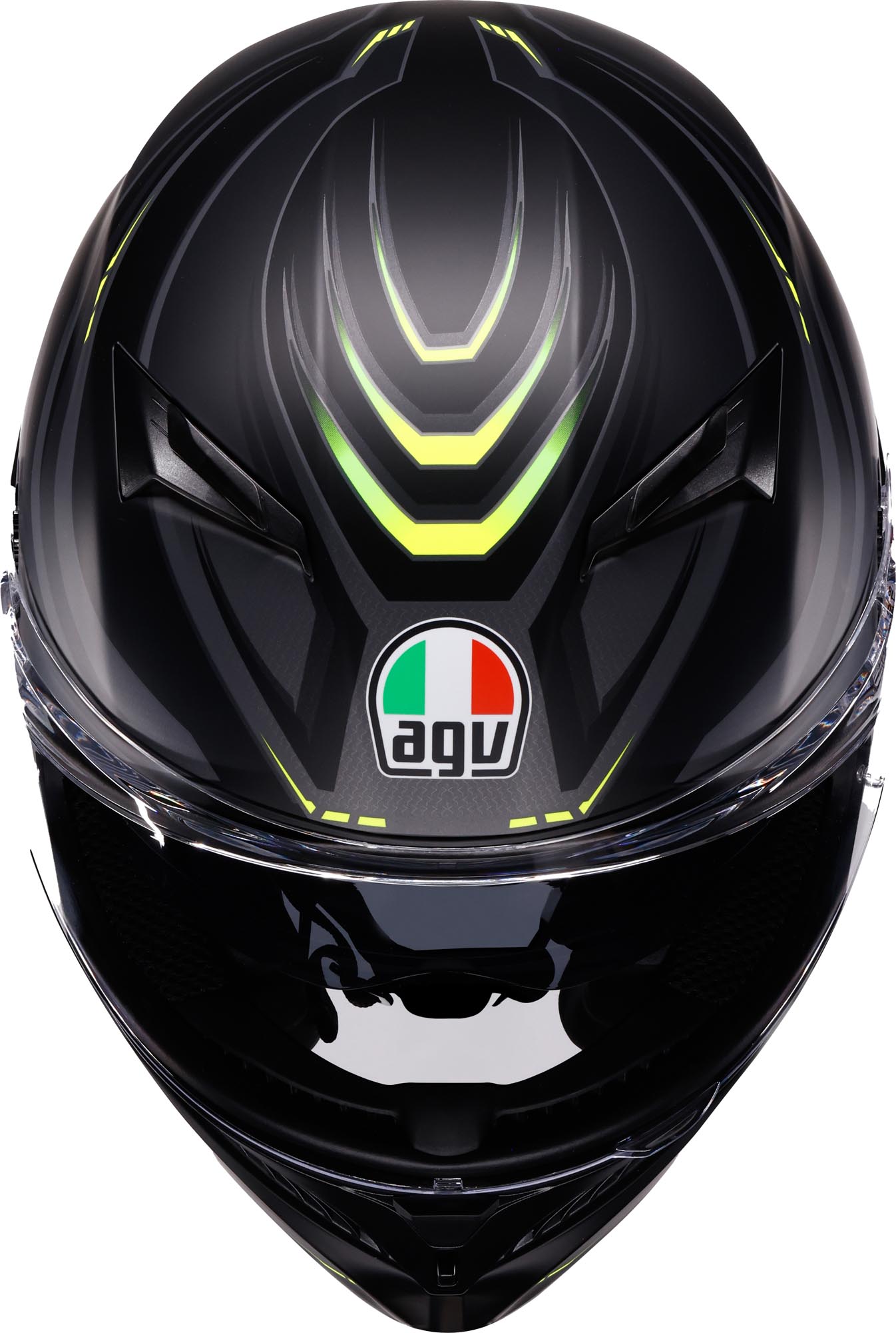 Шлем AGV K3 Syth Черный матовый/Желтый