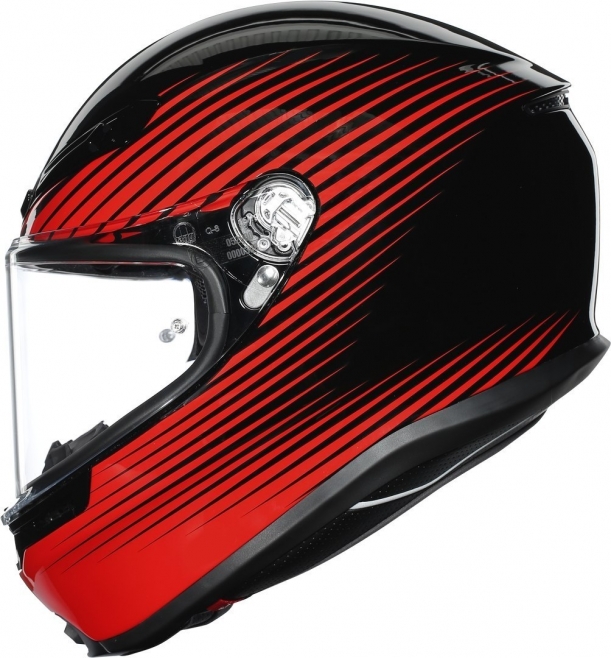 Шлем AGV K-6 Rush Black/Red