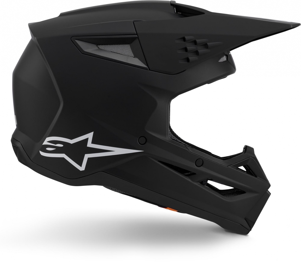 Шлем Alpinestars S-M3 Черный матовый