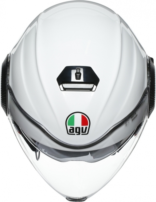 Шлем AGV ORBYT Block  Белый / Эбоний /Красный fl