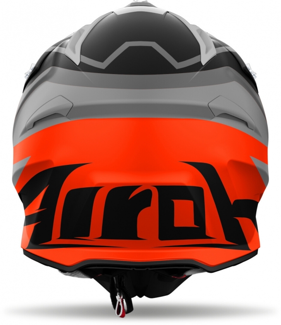 Шлем Airoh Aviator Ace 2 Ground цвет: Серый/Оранжевый