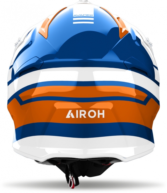 Шлем Airoh Aviator Ace 2 Sake цвет: Белый/Синий/Оранжевый