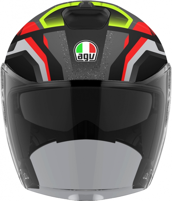 Шлем AGV Irides Zurigo цвет: Черный/Красный/Желтый