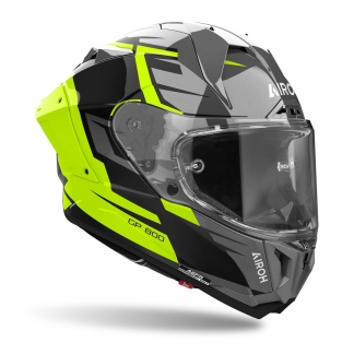Airoh GP 800 Master Carbon цвет: Черный/серый/желтый