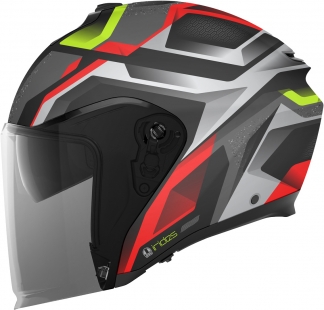 Шлем AGV Irides Zurigo цвет: Черный/Красный/Желтый