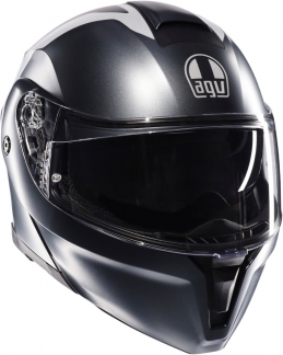 Шлем AGV STREETMODULAR RESIA MATT GREY/SILVER/RED