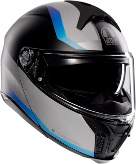 Шлем AGV TOURMODULAR STRAY MATT BLACK/GREY/BLUE