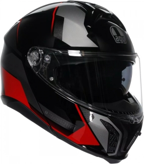 Мотошлем AGV TOURMODULAR E2206 - PERCEPTION BLACK/RED