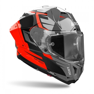 Шлем Airoh GP 800 Master Carbon цвет: Черный/Серый/Оранжевый
