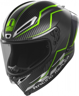 PISTA GP RR PERFORMANTE CARBON/LIME - MOTORRAD INTEGRAL-HELM E22