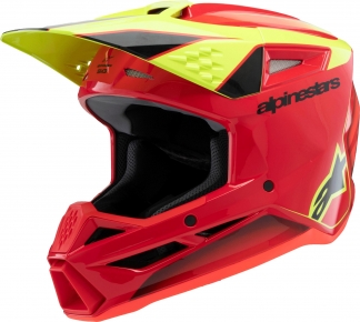 Alpinestars S-M3 Fray RED YELLOW FLUO